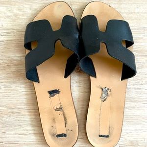 COPY - Steve Madden Greece sandals black 7.5